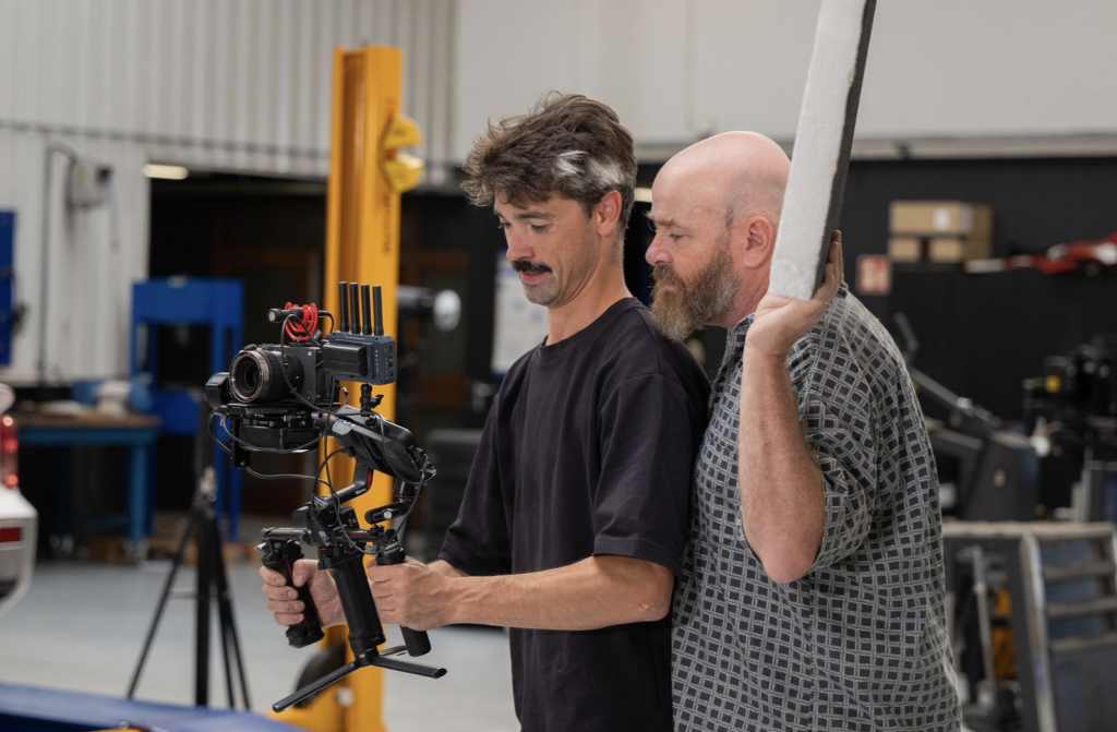 Voorbeeld video shoot